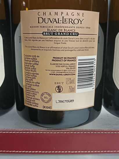 ** 6 Bottles CHAMPAGNE DUVAL- LEROY Grand...