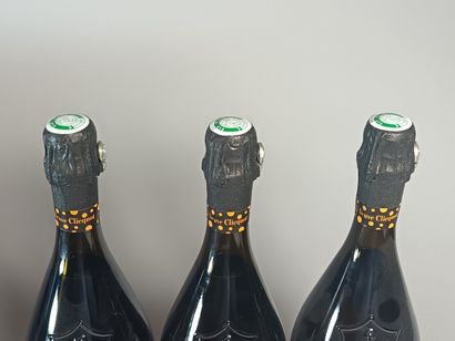 ** 3 Bottles CHAMPAGNE Veuve CLICQUOT 