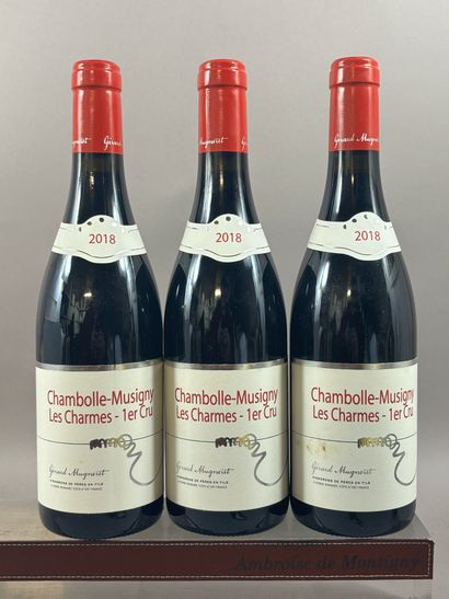 3 bottles CHAMBOLLE MUSIGNY 1er Cru Les CHARMES...