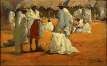 Louis Jean BEAUPUY (1896-1974)
Scène de village...