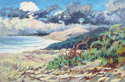 Pierre FLEURY (1900/1985)
Côte rocheuse Huile...