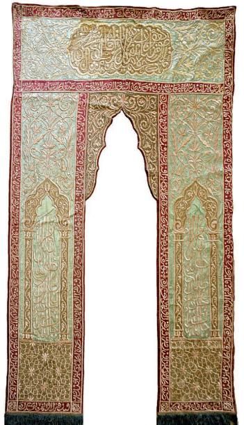 Portière de mosquée, Turquie ottomane, fin...