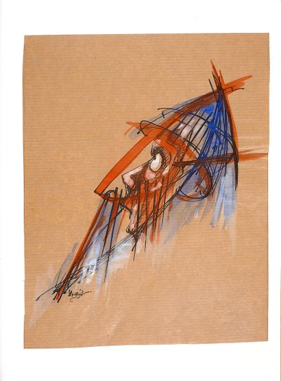 MUSLIN Jean-Paul (1948-2019)
Untitled / Mixed...