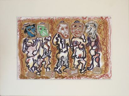 BRIANTAIS Bernard
Untitled / Mixed media...