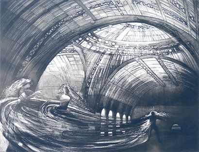 PRUVOT Sylvaine
Espace / Etching in black...