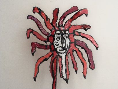 MICHADU
The sun / Polychromed metal sculpture,...