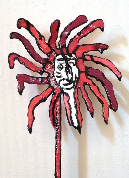 MICHADU
The sun / Polychromed metal sculpture,...