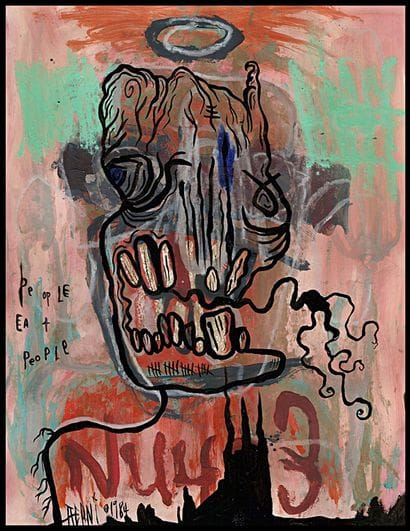 AERNI Justin
People eat people / Mixed media...
