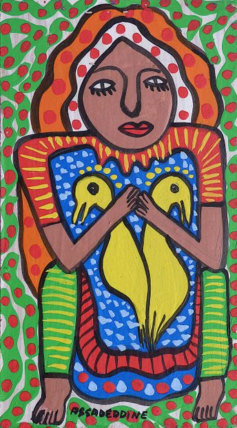 ASSADEDINE Mostafa
Untitled / Oil on isorel...