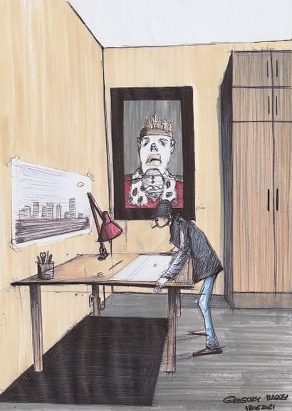 BARRY Greg
Untitled / Mixed media on paper...