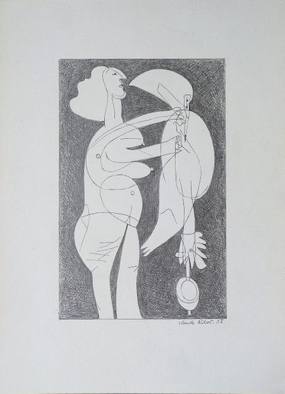 RIBOT Claude (1934-2010)
Untitled / Graphite...