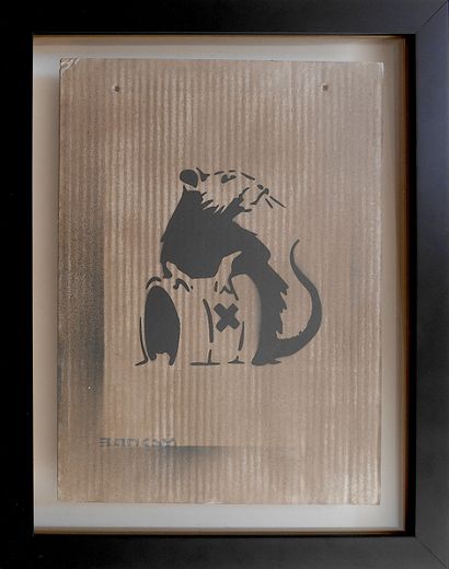 BANKSY - DISMALAND
Toxit Rat / Stencil on...