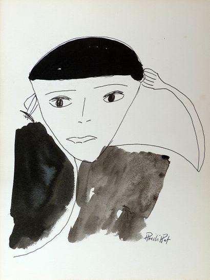 PHILIPPOT Renaud
Sans titre / Lavis d'encre...