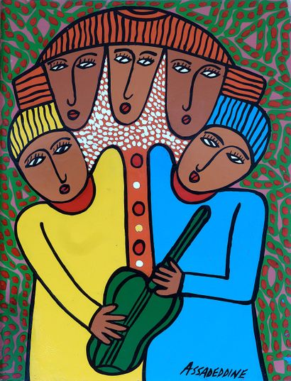 ASSADEDINE Mostafa
Sans titre / Huile sur...