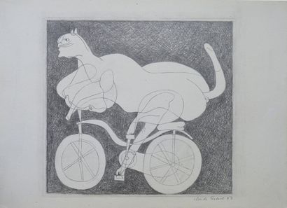 RIBOT Claude (1934-2010)
Untitled / Graphite...