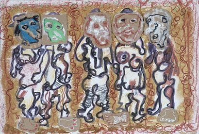 BRIANTAIS Bernard
Untitled / Mixed media...