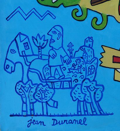 DURANEL Jean
Les passants / Huile sur toile...