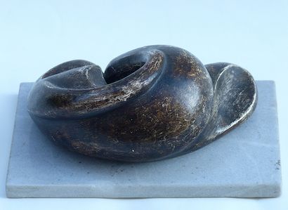 WALLY
Untitled / Brown patinated plaster...