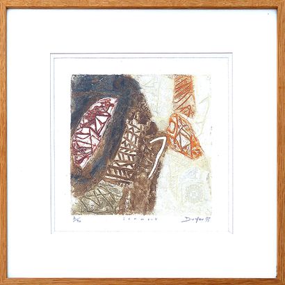DUCLOU Pierre
Oath / Color carborundum etching...