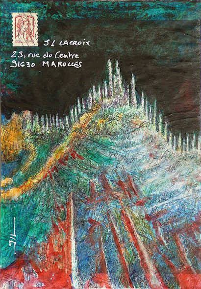 LACROIX Jean-Luc
Mail Hill / Enveloppe Mail-Art...