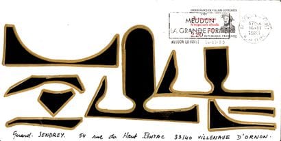 PAUZIÉ Alain
Untitled / Mail-Art envelope...