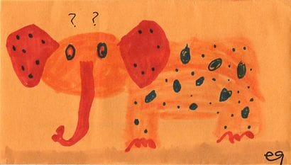 HOUCK Eric
Elephant / Feutre sur une enveloppe...
