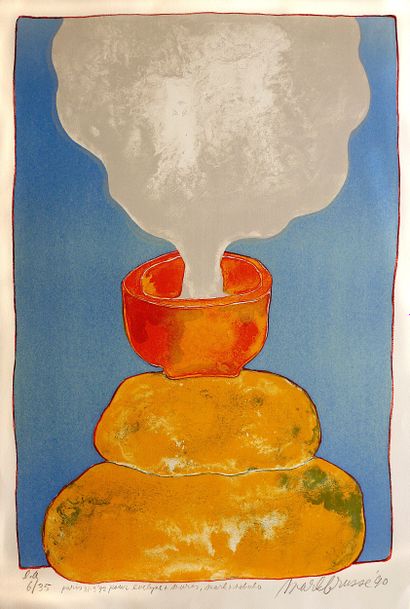 BRUSSE Mark
Vulcano Smoke / Lithograph in...