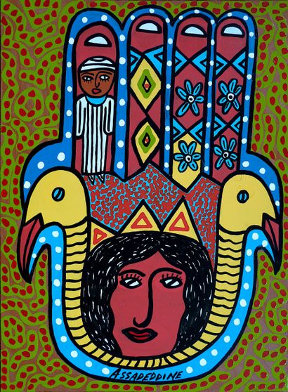 ASSADEDINE Mostafa
Untitled / Oil on isorel...