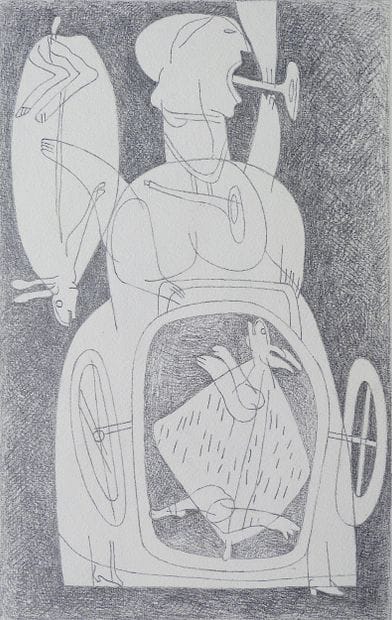 RIBOT Claude (1934-2010)
Peaux d'lapins......