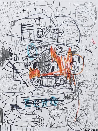 DAVMO, (MORRIS David dit)
Echo / Mixed media...