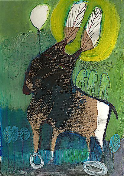PORTEJOIE Nathalie
Untitled / Mixed media...