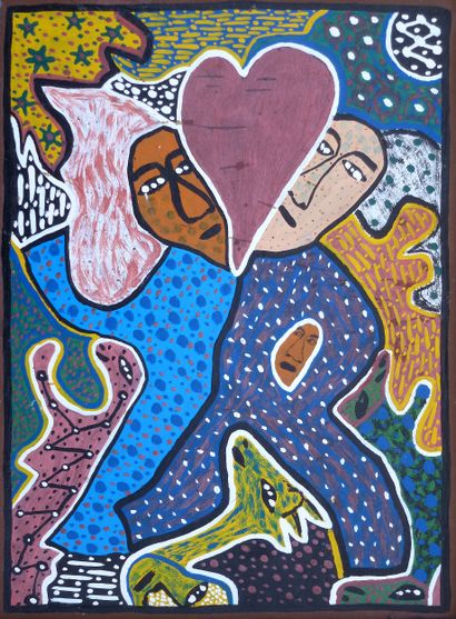 ASMAH Naji
Untitled / Acrylic on isorel panel...