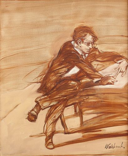 WEISBUCH Claude (1927-2014)
Untitled / Oil...