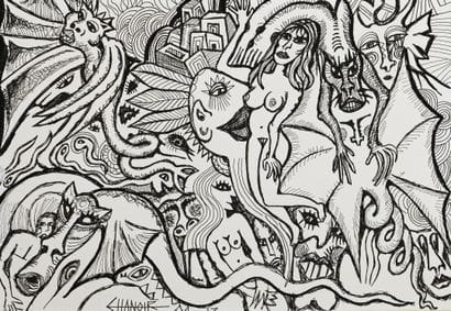 CHANOIR Jean
Sans titre / Encre sur papier...