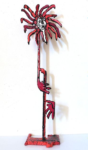 MICHADU
The sun / Polychromed metal sculpture,...