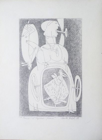 RIBOT Claude (1934-2010)
Peaux d'lapins......