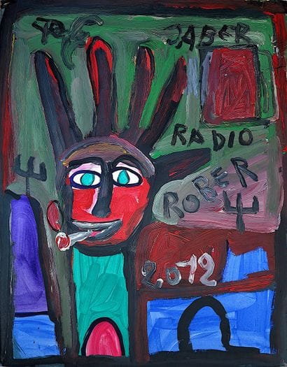 JABER (1938-2021)
Radio Robert / Mixed media...