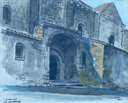 GALL Robert (1904-1974)
Chanonat en Auvergne...
