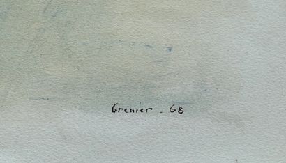 GRENIER Madeleine
Sans titre / Aquarelle...