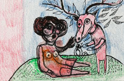 DAHYOT Caroline
Untitled / Mixed media on...
