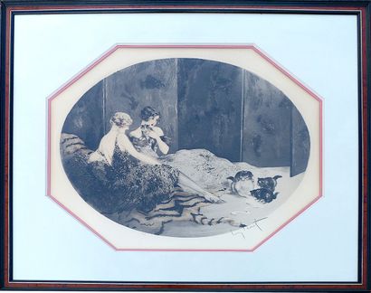 ICART Louis (1888-1950)
Untitled / Colored...