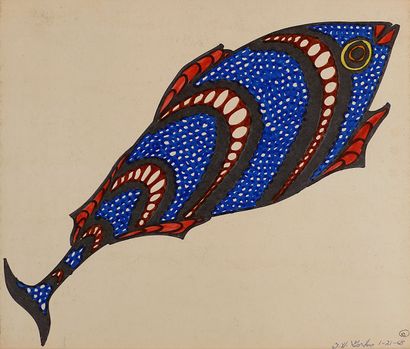 GORDON Ted
Untitled / Felt pen on the back...