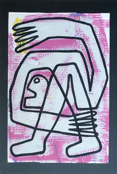 LOGOVARDA
Untitled / Mixed media on cardboard...