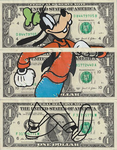 KASH ART by KASTELLAN
Goofy / Set of 3 assembled...