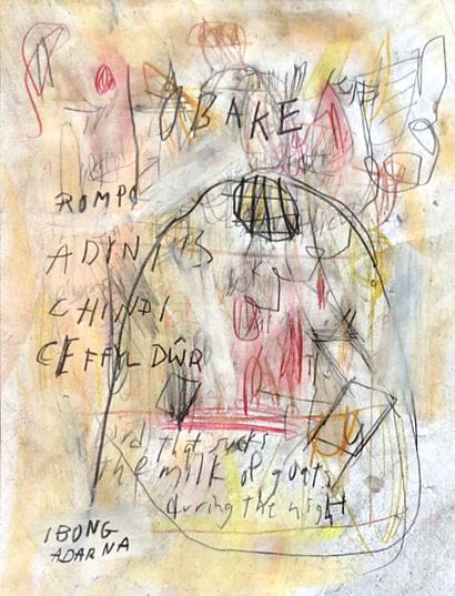 APHASIA David
I bong adarma / Black pencil...
