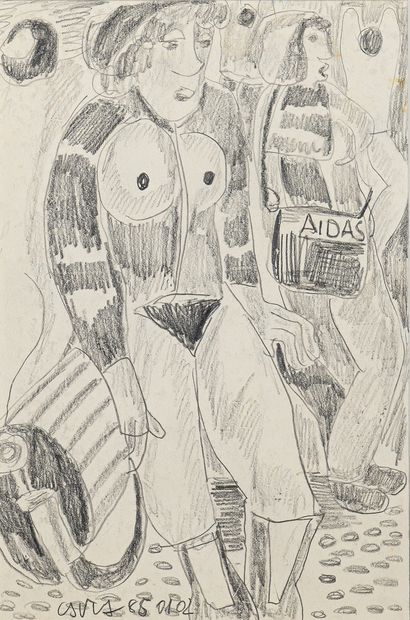 MIKLOS Nemeth
Untitled / Graphite on ivory...