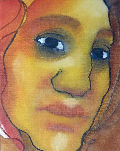 ORLICKI Sophie
Visage / Huile sur papier...