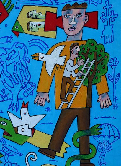 DURANEL Jean
Les passants / Huile sur toile...