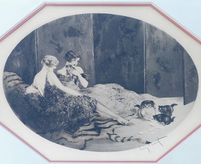 ICART Louis (1888-1950)
Untitled / Colored...