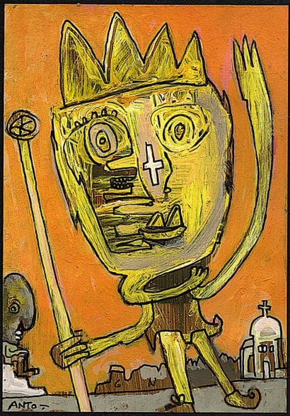 ANTO
Untitled / Mixed media on paper / Signed...